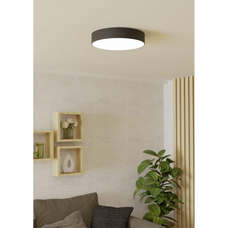 Kattovalaisin Gallizzi - Musta, 390 mm - Valaistus - Sisävalaistus & lamput - Erikoisvalaisin - Tiffanylamppu