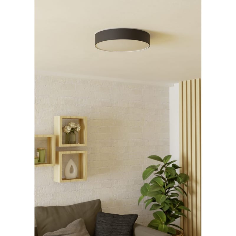 Kattovalaisin Gallizzi - Musta, 390 mm - Valaistus - Sisävalaistus & lamput - Erikoisvalaisin - Tiffanylamppu