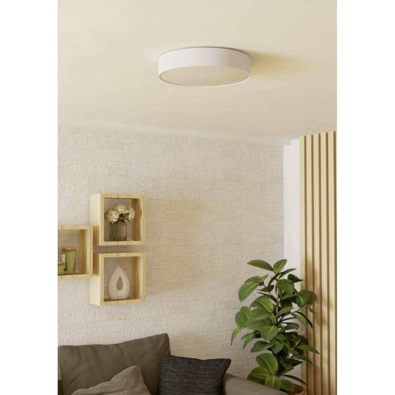 Kattovalaisin Gallizzi - Valkoinen, 390 mm - Valaistus - Sisävalaistus & lamput - Erikoisvalaisin - Tiffanylamppu