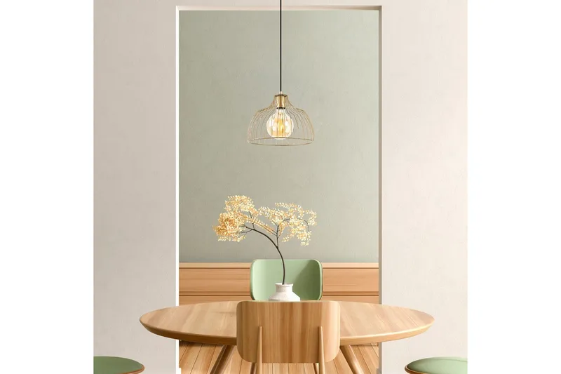 Kattovalaisin Gertie Kiiltävä Kulta - Kulta - Valaistus - Sisävalaistus & lamput - Erikoisvalaisin - Riisipaperivalaisin