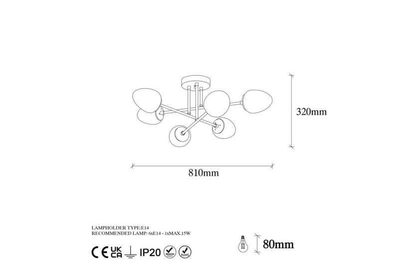 Kattovalaisin Grevan vintage - Monivärinen - Valaistus - Sisävalaistus & lamput - Erikoisvalaisin - Tiffanylamppu