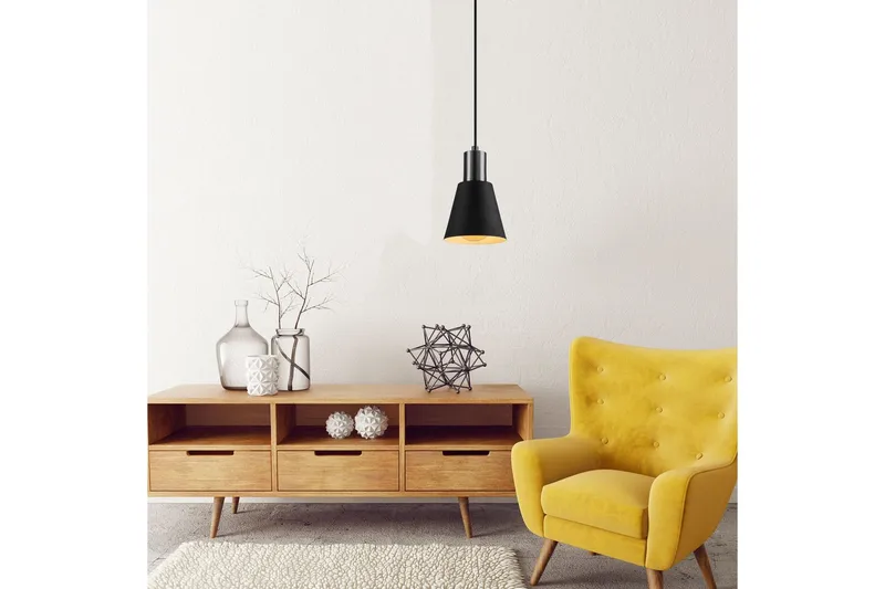 Kattovalaisin Gullis Musta / Nikkeli - Musta - Valaistus - Sisävalaistus & lamput - Erikoisvalaisin - Riisipaperivalaisin