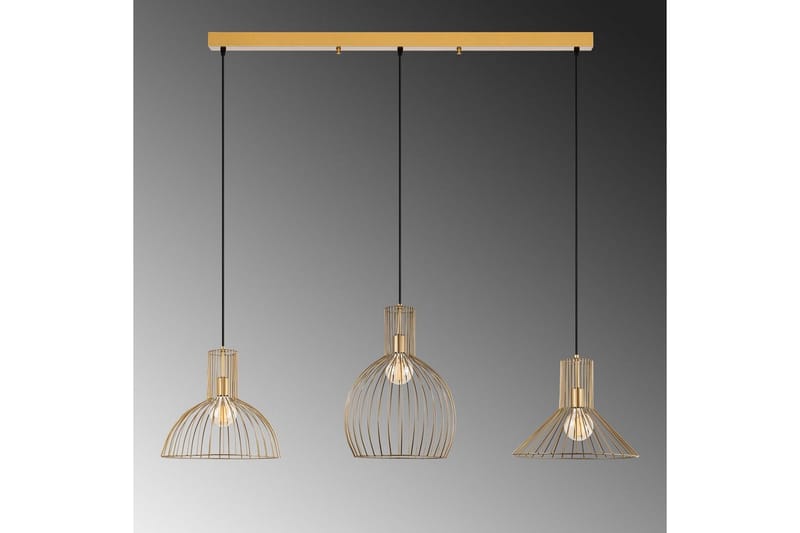 Kattovalaisin Halven Gold - Kulta - Valaistus - Sisävalaistus & lamput - Erikoisvalaisin - Riisipaperivalaisin