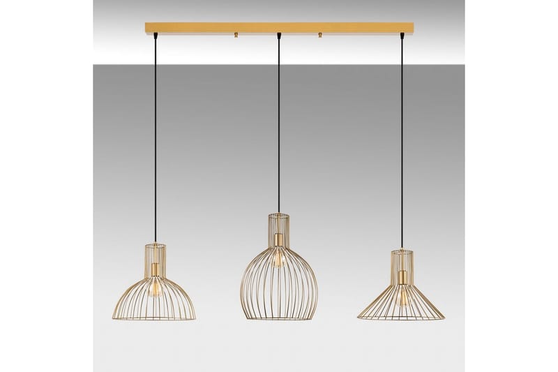 Kattovalaisin Halven Gold - Kulta - Valaistus - Sisävalaistus & lamput - Erikoisvalaisin - Riisipaperivalaisin