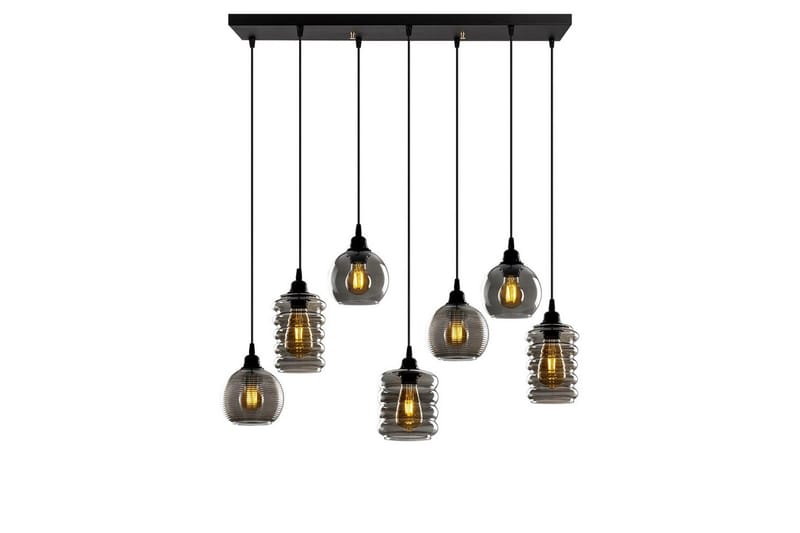 Kattovalaisin Ilena Savu - Antrasiitti - Valaistus - Sisävalaistus & lamput - Erikoisvalaisin - Riisipaperivalaisin