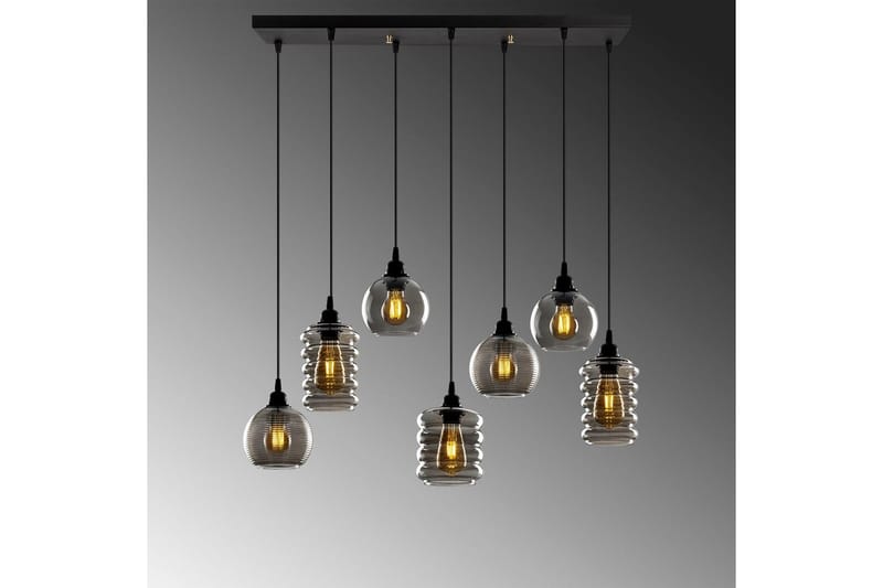 Kattovalaisin Ilena Savu - Antrasiitti - Valaistus - Sisävalaistus & lamput - Erikoisvalaisin - Riisipaperivalaisin