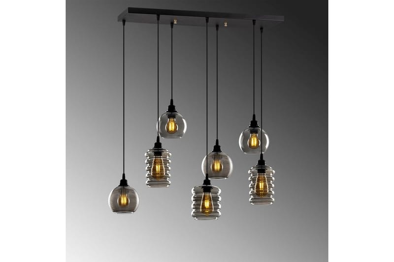 Kattovalaisin Ilena Savu - Antrasiitti - Valaistus - Sisävalaistus & lamput - Erikoisvalaisin - Riisipaperivalaisin