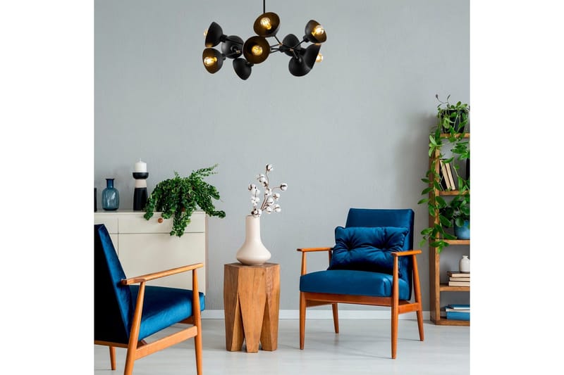 Kattovalaisin Ilmare Moonza Musta - Musta - Valaistus - Sisävalaistus & lamput - Erikoisvalaisin - Riisipaperivalaisin