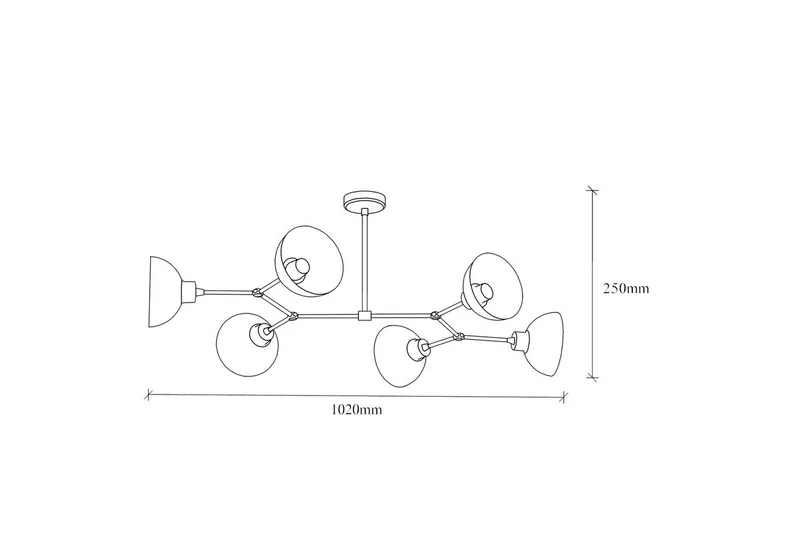 Kattovalaisin Ilmare Musta - Musta - Valaistus - Sisävalaistus & lamput - Erikoisvalaisin - Riisipaperivalaisin