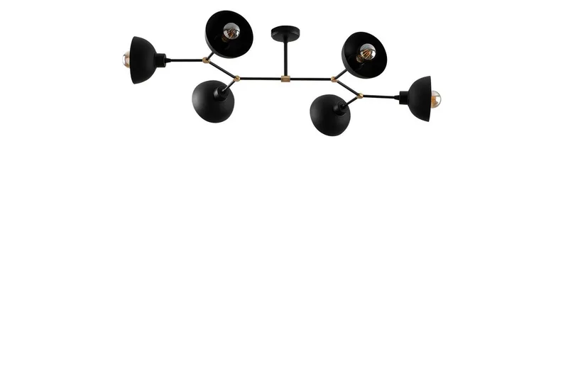 Kattovalaisin Ilmare Musta - Musta - Valaistus - Sisävalaistus & lamput - Erikoisvalaisin - Riisipaperivalaisin