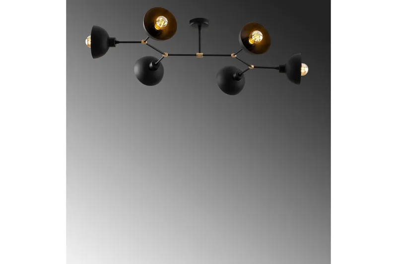 Kattovalaisin Ilmare Musta - Musta - Valaistus - Sisävalaistus & lamput - Erikoisvalaisin - Riisipaperivalaisin