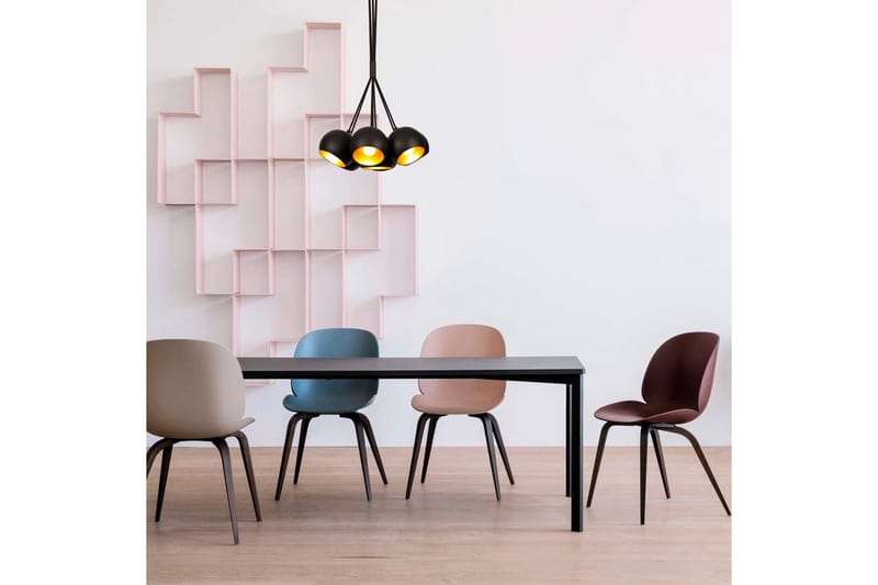 Kattovalaisin Kelorn Musta / Kulta - Kulta/Musta - Valaistus - Sisävalaistus & lamput - Erikoisvalaisin - Riisipaperivalaisin