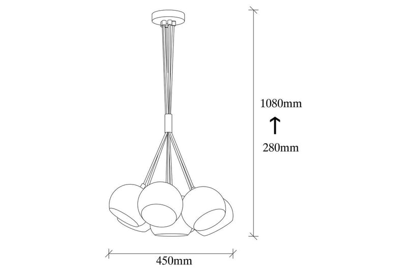 Kattovalaisin Kelorn Musta / Kulta - Kulta/Musta - Valaistus - Sisävalaistus & lamput - Erikoisvalaisin - Riisipaperivalaisin