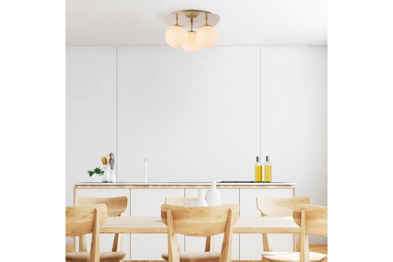 Kattovalaisin Kolminkertainen Kaivo Kulta - Kulta - Valaistus - Sisävalaistus & lamput - Erikoisvalaisin - Tiffanylamppu