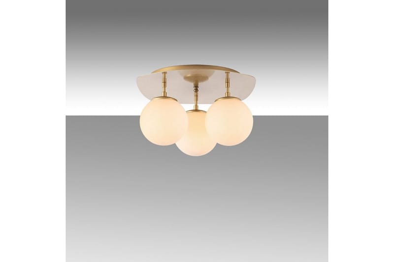 Kattovalaisin Kolminkertainen Kaivo Kulta - Kulta - Valaistus - Sisävalaistus & lamput - Erikoisvalaisin - Tiffanylamppu