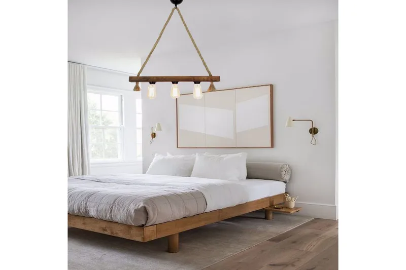 Kattovalaisin Kutuk Pähkinä - Ruskea - Valaistus - Sisävalaistus & lamput - Erikoisvalaisin - Riisipaperivalaisin