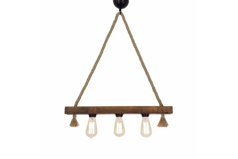 Kattovalaisin Kutuk Pähkinä - Ruskea - Valaistus - Sisävalaistus & lamput - Erikoisvalaisin - Riisipaperivalaisin