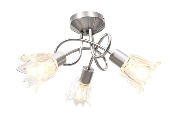 Kattovalaisin läpinäkyvillä varjostimilla 3:lle E14 lampulle - Tiffanylamppu - Olohuoneen valaisin - Plafondit - Kattovalaisin