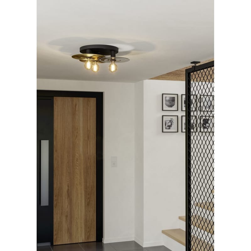 Kattovalaisin Lintmill 3 lampulla - 53 cm - Valaistus - Sisävalaistus & lamput - Erikoisvalaisin - Tiffanylamppu