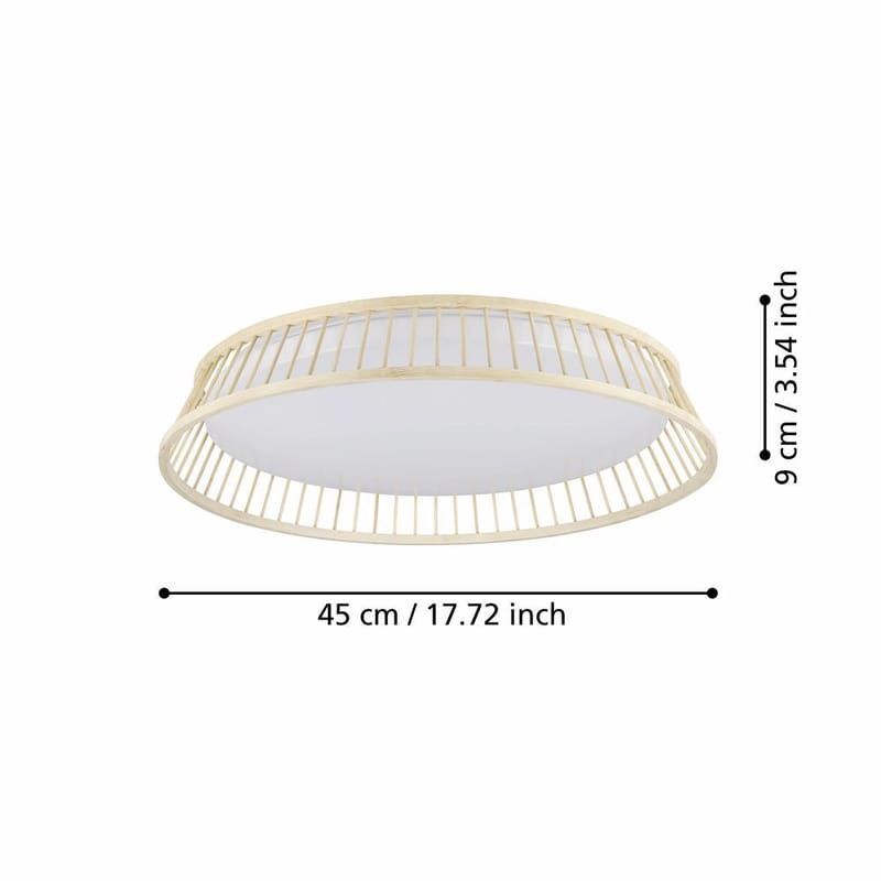 Kattovalaisin Luppineria - 45 cm - Valaistus - Sisävalaistus & lamput - Erikoisvalaisin - Tiffanylamppu