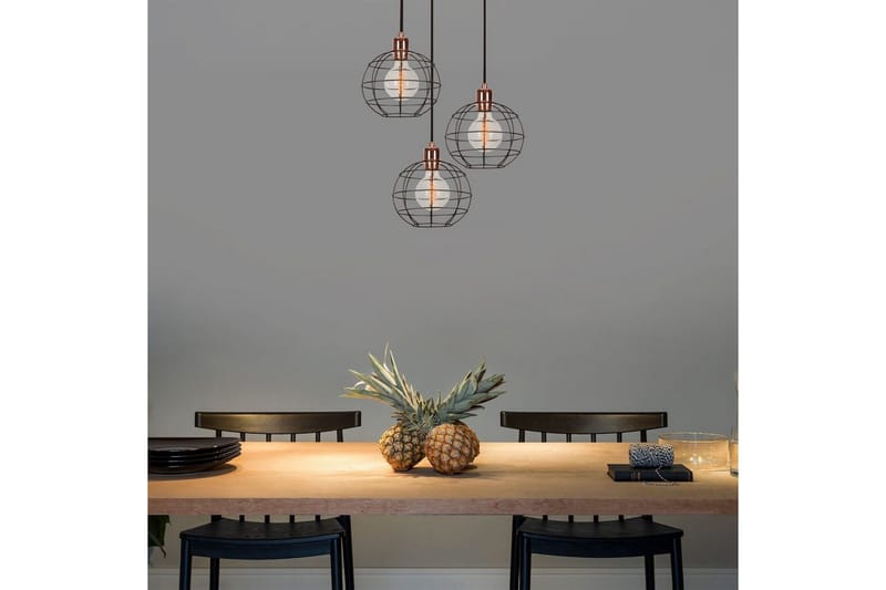 Kattovalaisin Majrulalini Musta Kolme pistorasiaa - Kolme pistorasiaa - Valaistus - Sisävalaistus & lamput - Erikoisvalaisin - Riisipaperivalaisin