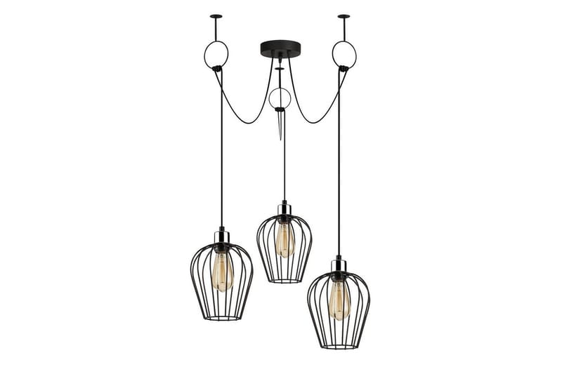 Kattovalaisin Majrulao Musta - Musta - Valaistus - Sisävalaistus & lamput - Erikoisvalaisin - Riisipaperivalaisin