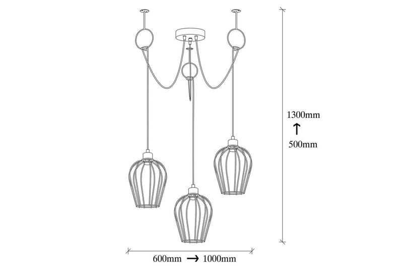 Kattovalaisin Majrulao Musta - Musta - Valaistus - Sisävalaistus & lamput - Erikoisvalaisin - Riisipaperivalaisin