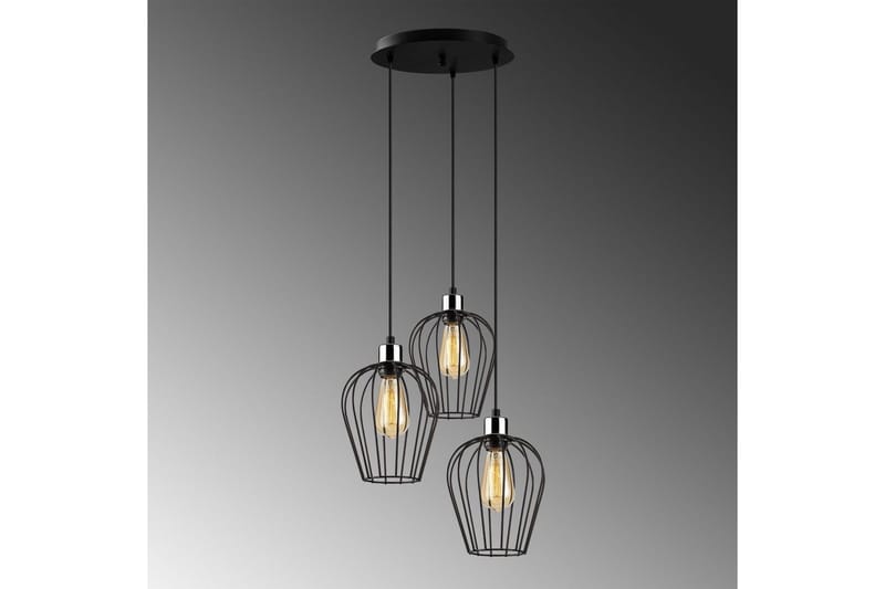 Kattovalaisin Majrulao Musta Ympyrä - Musta - Valaistus - Sisävalaistus & lamput - Erikoisvalaisin - Riisipaperivalaisin