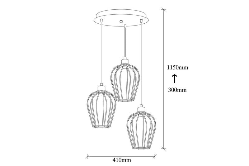 Kattovalaisin Majrulao Musta Ympyrä - Musta - Valaistus - Sisävalaistus & lamput - Erikoisvalaisin - Riisipaperivalaisin