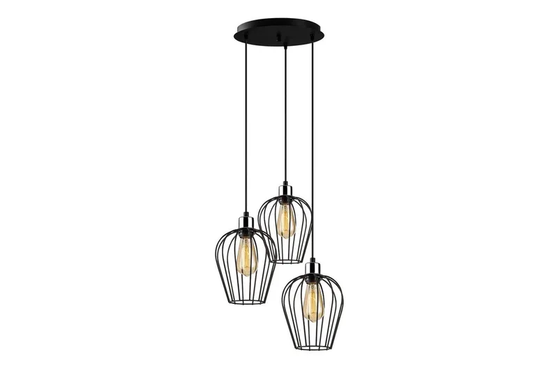 Kattovalaisin Majrulao Musta Ympyrä - Musta - Valaistus - Sisävalaistus & lamput - Erikoisvalaisin - Riisipaperivalaisin