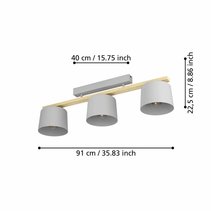 Kattovalaisin Mariel - 19 cm - Valaistus - Sisävalaistus & lamput - Erikoisvalaisin - Tiffanylamppu