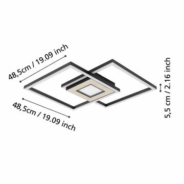 Kattovalaisin Marinello - 48,5 cm - Valaistus - Sisävalaistus & lamput - Olohuoneen valaisin