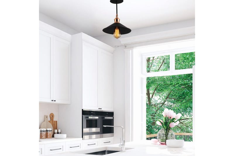 Kattovalaisin Marulbury Musta - Musta - Valaistus - Sisävalaistus & lamput - Erikoisvalaisin - Riisipaperivalaisin