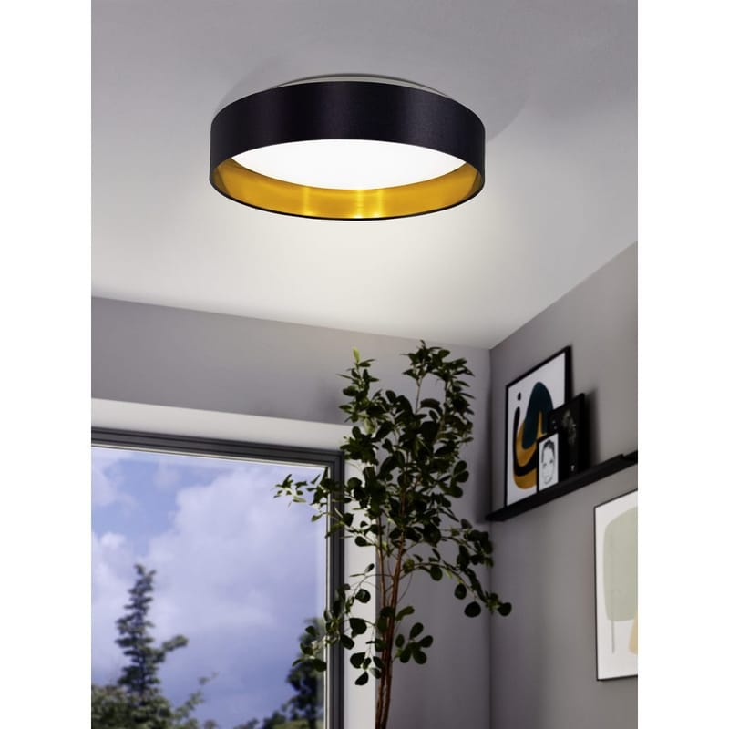 Kattovalaisin Maserlo - Musta/Kulta - Valaistus - Sisävalaistus & lamput - Erikoisvalaisin - Tiffanylamppu