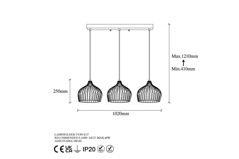 Kattovalaisin Meron Kiiltävä Kulta Vaaka - Kulta - Valaistus - Sisävalaistus & lamput - Erikoisvalaisin - Riisipaperivalaisin