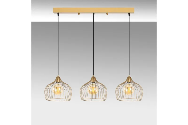 Kattovalaisin Meron Kiiltävä Kulta Vaaka - Kulta - Valaistus - Sisävalaistus & lamput - Erikoisvalaisin - Riisipaperivalaisin