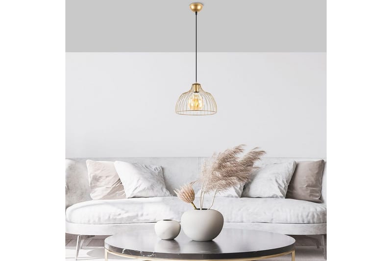 Kattovalaisin Meron Yksi Kiiltävä Kulta - Kulta - Valaistus - Sisävalaistus & lamput - Erikoisvalaisin - Riisipaperivalaisin