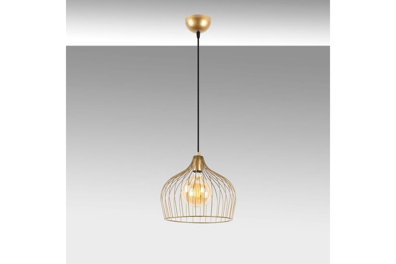 Kattovalaisin Meron Yksi Kiiltävä Kulta - Kulta - Valaistus - Sisävalaistus & lamput - Erikoisvalaisin - Riisipaperivalaisin