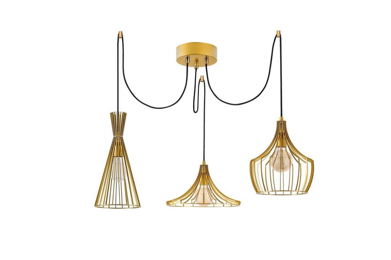 Kattovalaisin Mesopotamia Kulta - Kulta - Valaistus - Sisävalaistus & lamput - Erikoisvalaisin - Riisipaperivalaisin