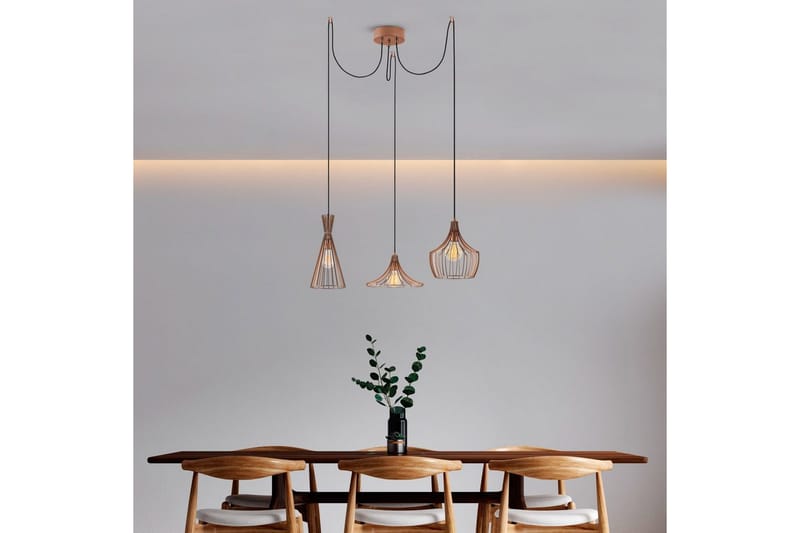 Kattovalaisin Mesopotamia Kupari - Kupari - Valaistus - Sisävalaistus & lamput - Erikoisvalaisin - Riisipaperivalaisin