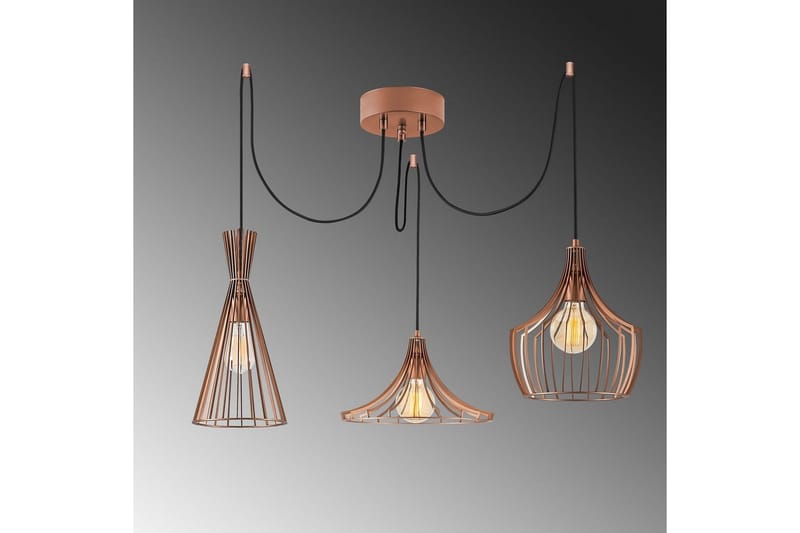 Kattovalaisin Mesopotamia Kupari - Kupari - Valaistus - Sisävalaistus & lamput - Erikoisvalaisin - Riisipaperivalaisin