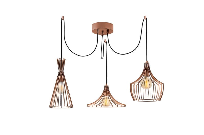 Kattovalaisin Mesopotamia Kupari - Kupari - Valaistus - Sisävalaistus & lamput - Erikoisvalaisin - Riisipaperivalaisin