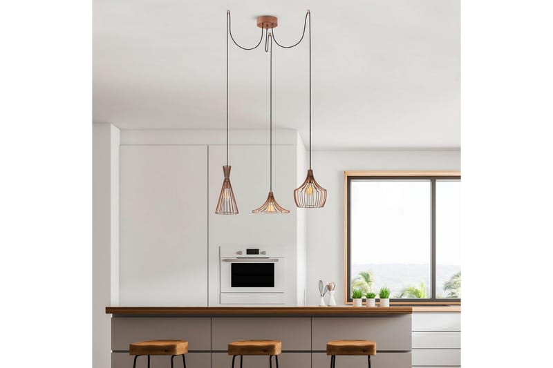 Kattovalaisin Mesopotamia Kupari - Kupari - Valaistus - Sisävalaistus & lamput - Erikoisvalaisin - Riisipaperivalaisin