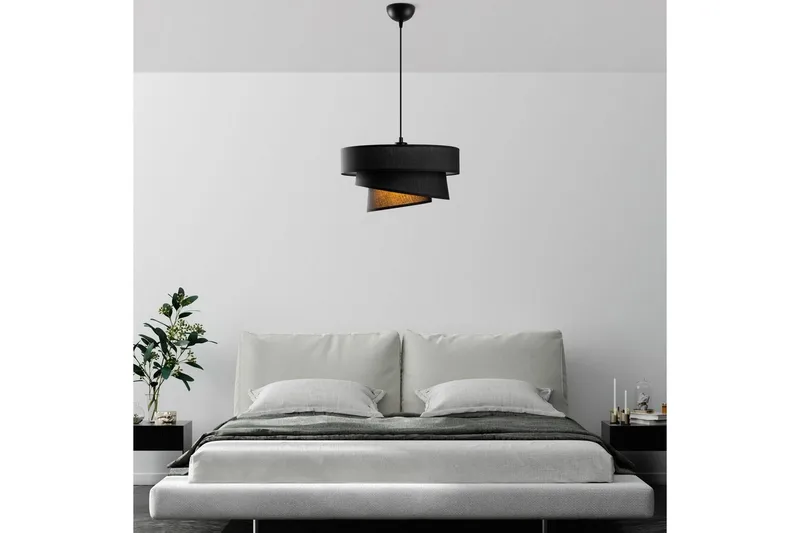 Kattovalaisin Miwako Musta - Musta - Valaistus - Sisävalaistus & lamput - Erikoisvalaisin - Riisipaperivalaisin