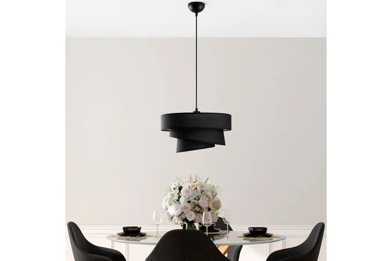 Kattovalaisin Miwako Musta - Musta - Valaistus - Sisävalaistus & lamput - Erikoisvalaisin - Riisipaperivalaisin