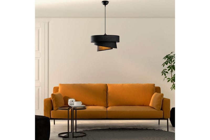 Kattovalaisin Miwako Musta - Musta - Valaistus - Sisävalaistus & lamput - Erikoisvalaisin - Riisipaperivalaisin