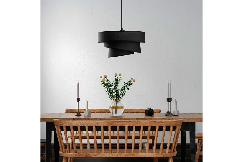 Kattovalaisin Miwako Musta - Musta - Valaistus - Sisävalaistus & lamput - Erikoisvalaisin - Riisipaperivalaisin