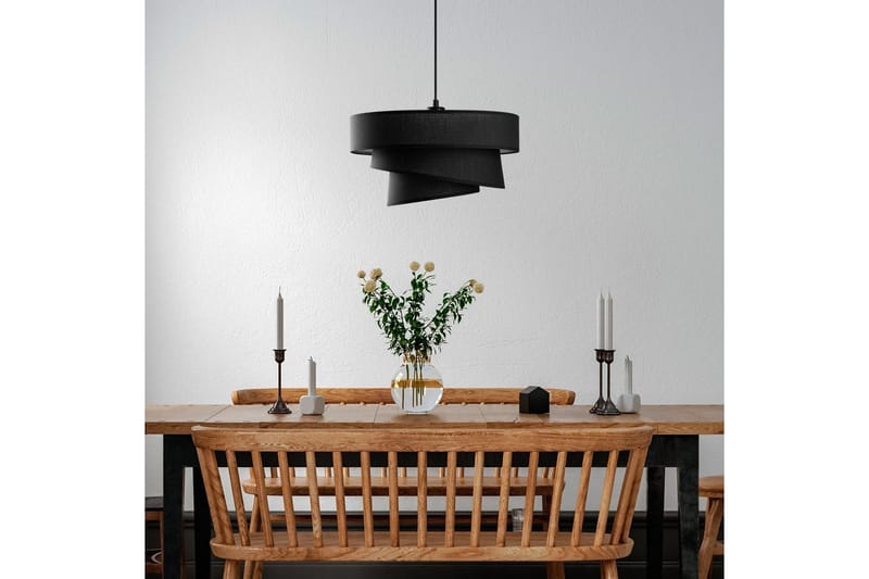 Kattovalaisin Miwako Musta - Musta - Valaistus - Sisävalaistus & lamput - Erikoisvalaisin - Riisipaperivalaisin