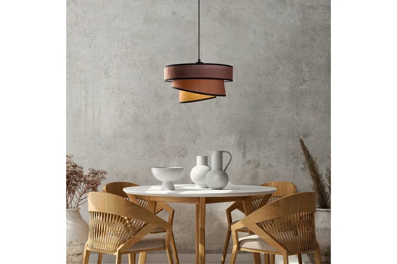 Kattovalaisin Miwako Tummanruskea - Tummanruskea - Valaistus - Sisävalaistus & lamput - Erikoisvalaisin - Riisipaperivalaisin