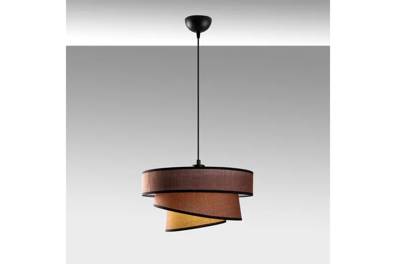 Kattovalaisin Miwako Tummanruskea - Tummanruskea - Valaistus - Sisävalaistus & lamput - Erikoisvalaisin - Riisipaperivalaisin